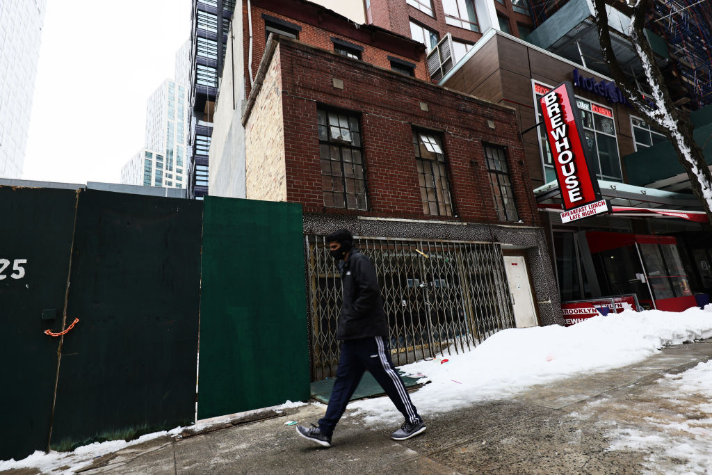 The 227 Duffield St. building in Brooklyn as seen on Feb. 3, 2021. The property belonged to abolitionists Harriet and Thomas Truesdell and was used as a refuge for those fleeing slavery.