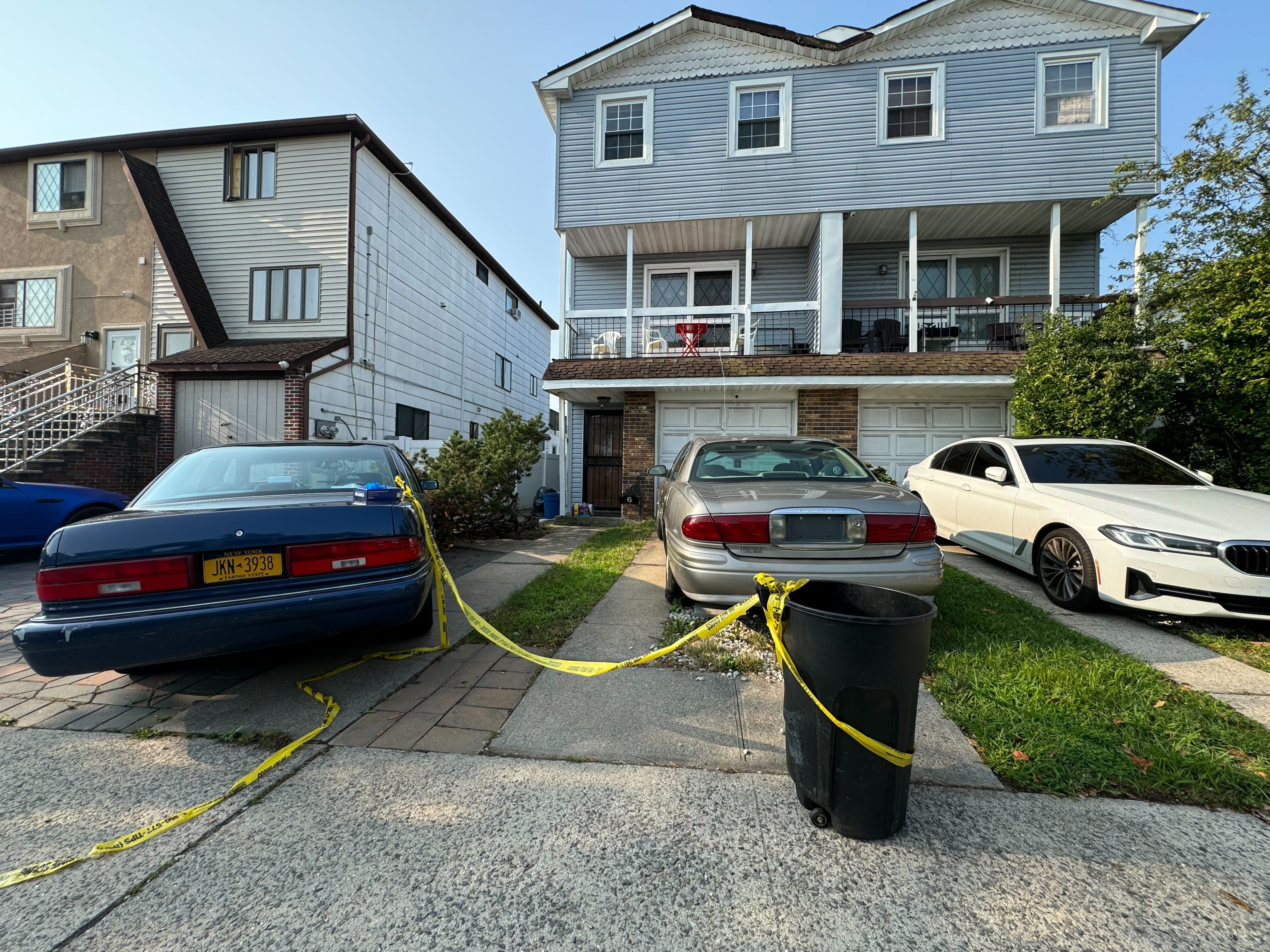 The home on Amador Street and Amity Place in Graniteville, Staten Island, where police say two people died this week.
