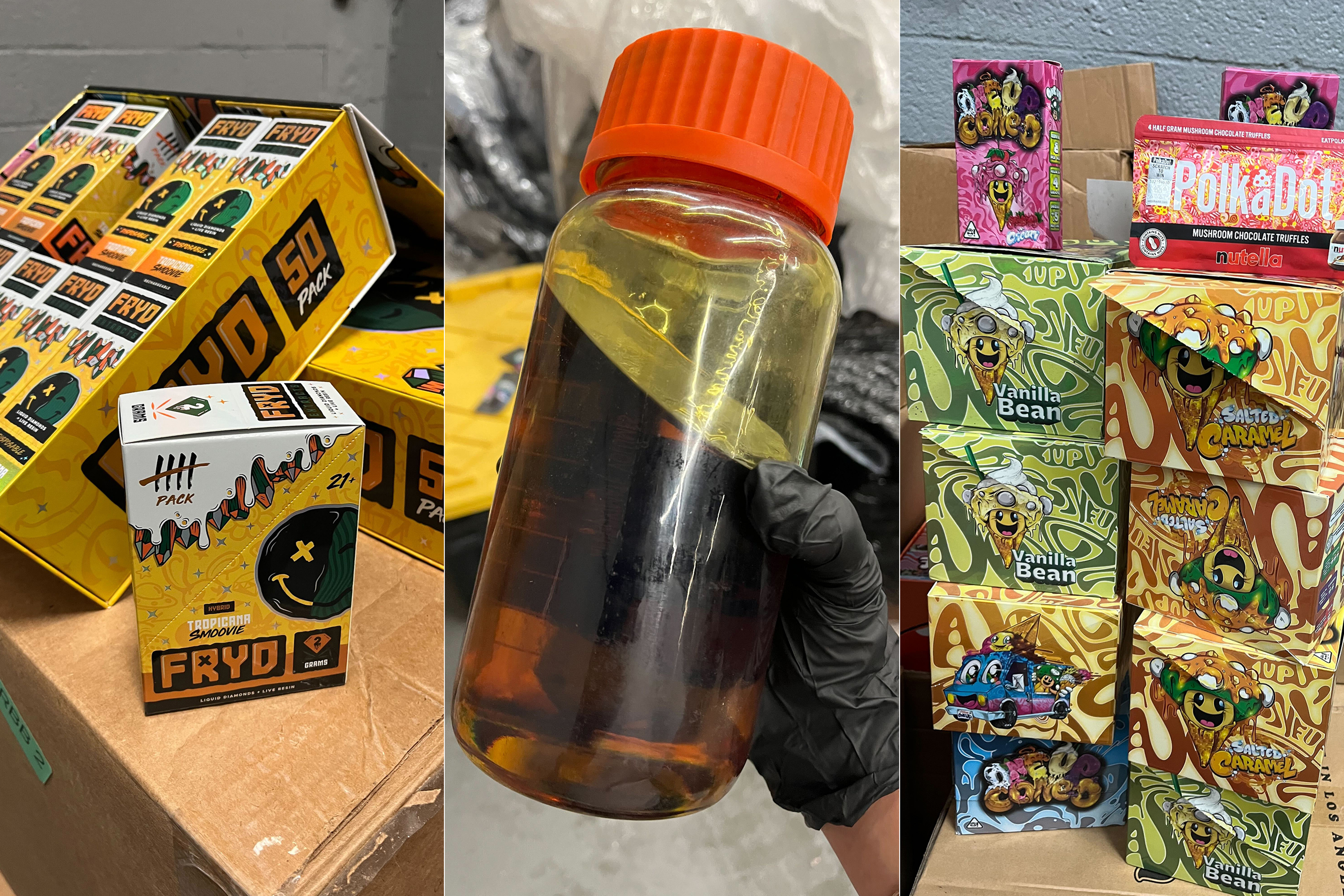 Various cannabis products.
