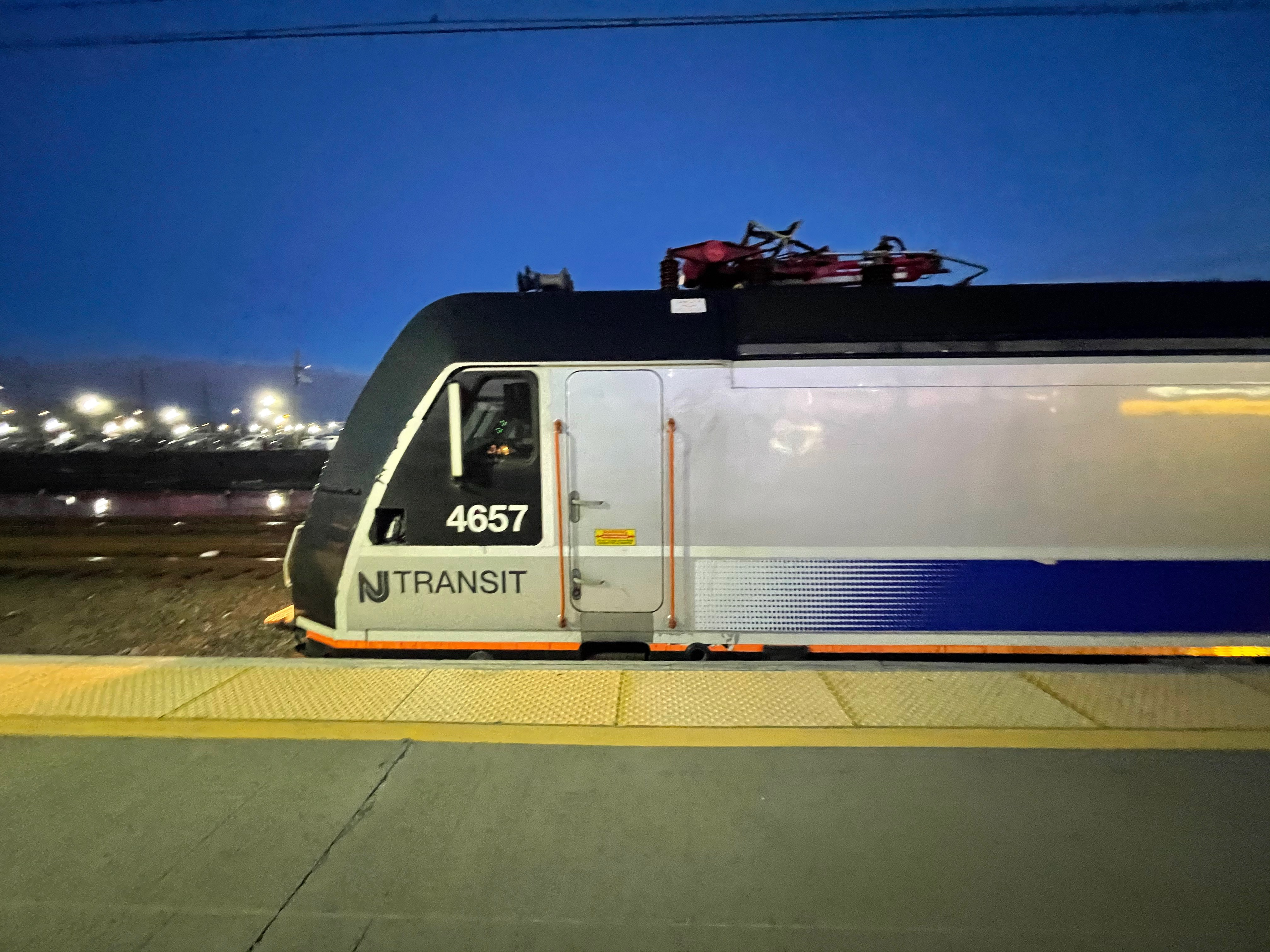 A stock photo of an NJ Transit train