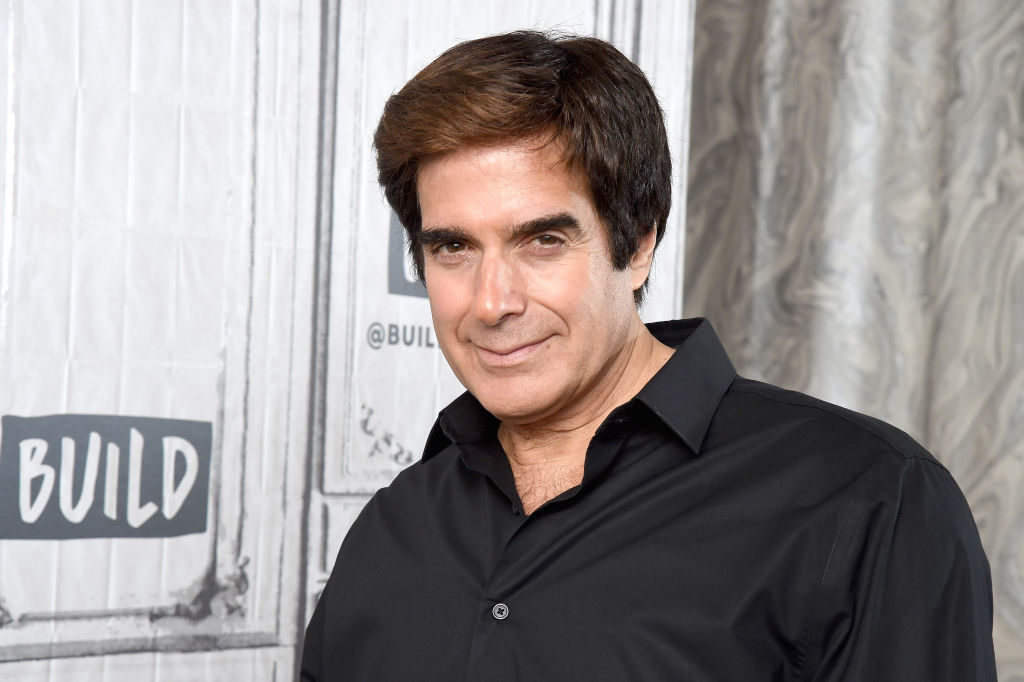 David Copperfield posing for a portrait