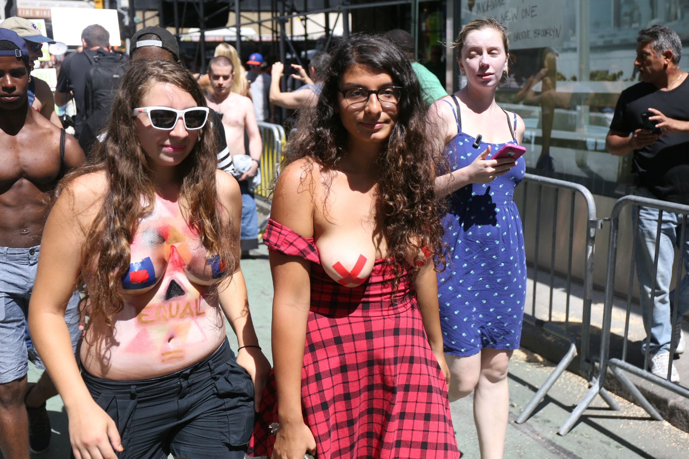 NSFW Photos: NYC Women Go Topless For Annual March - Gothamist