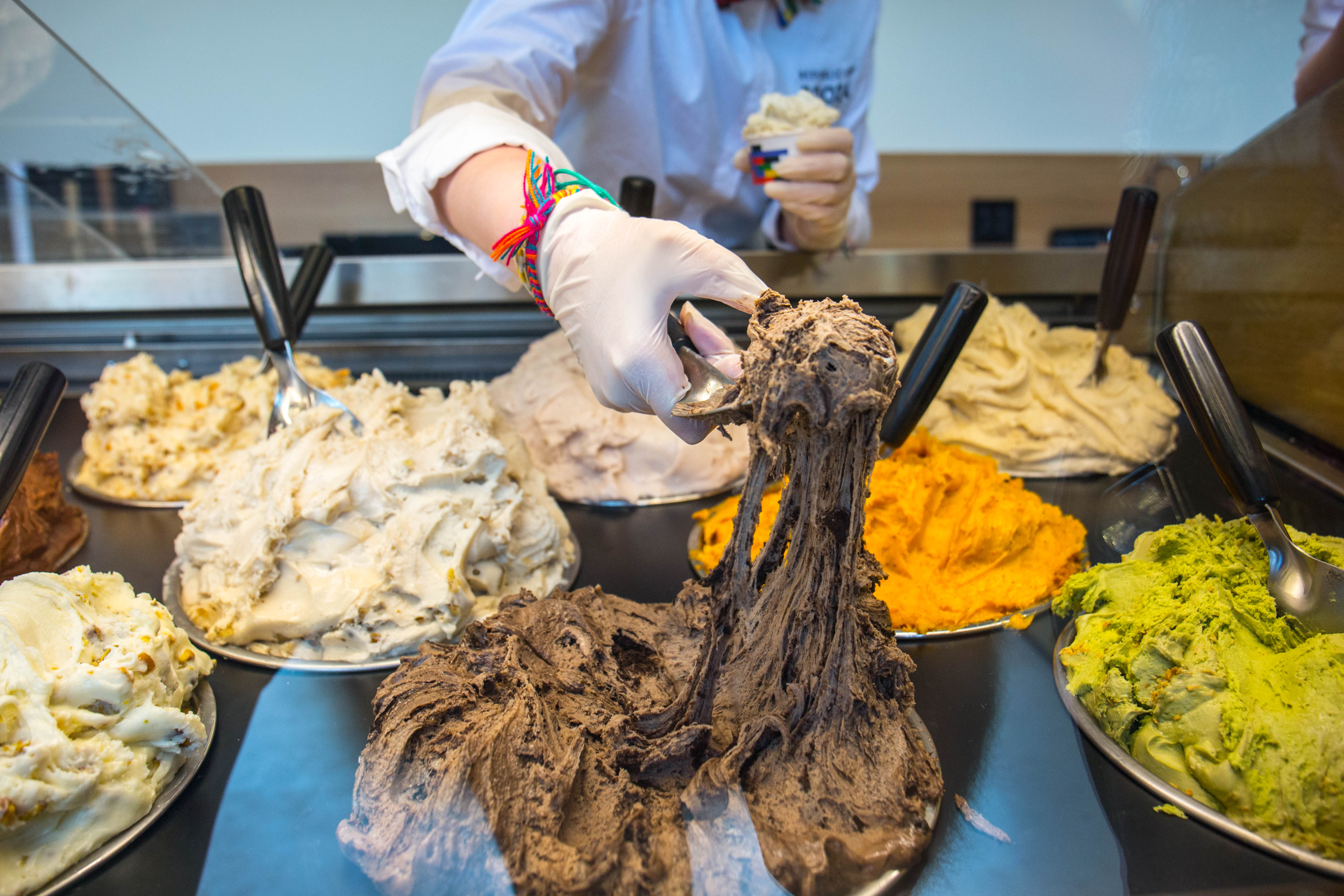 Stretchy Chewy Booza Ice Cream Arrives In Williamsburg Gothamist
