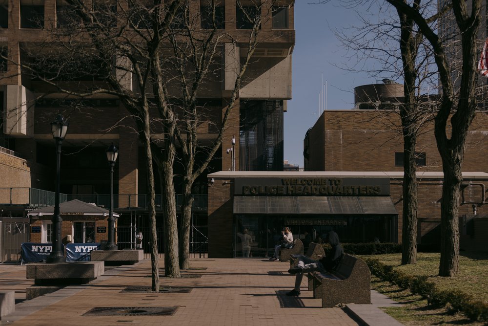 The NYPD headquarters seen in Downtown Manhattan on March 8, 2024.