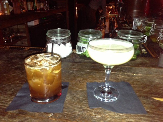 012913_bizarre6.jpeg Johnny Mad Dog cocktail (left) and Abominable Snowman