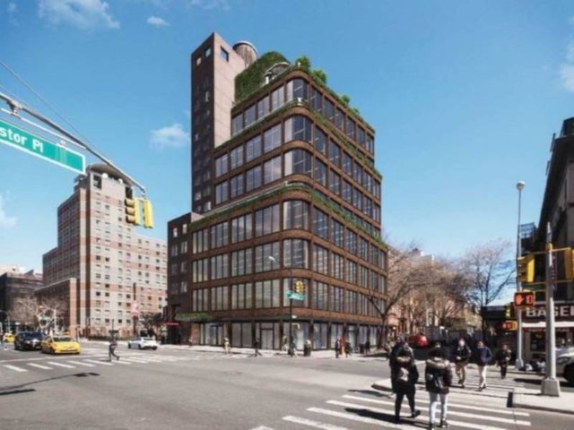 Rendering of proposed office building at 3 St. Marks Place