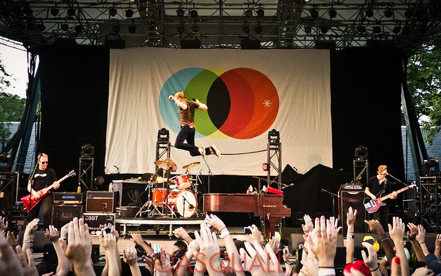 Jack's Mannequin performs at Central Park during SummerStage 2011
