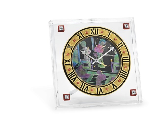 041812_jewels4.jpg An Art Deco desk clock, by Cartier. Estimate: $15,000 - $20,000; Sold: $164,500
