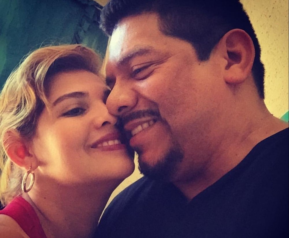 Guillermo Frestan poses for a photo with his wife Ana Maria Castro Ortez.