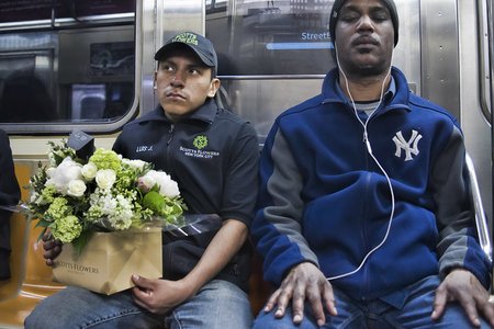A delivery man from Scotts Flowers NYC onegrove's flickr