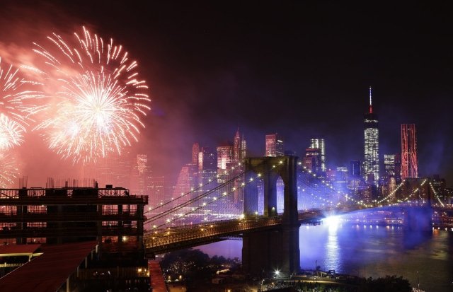 The fireworks in 2014.