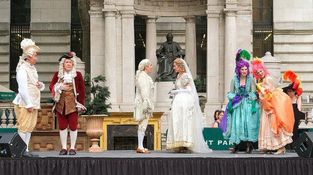 Get some culture in the sunshine at New York City Opera's "La Bohéme," Monday