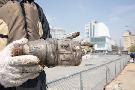 Gatorade bottle found in Hudson River Park