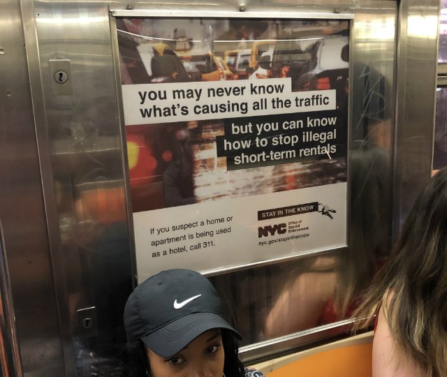 Why would anyone taking the subway care about car traffic?!