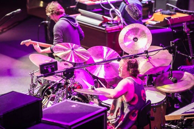 Drummer Jon Fishman and guitarist Trey Anastasio