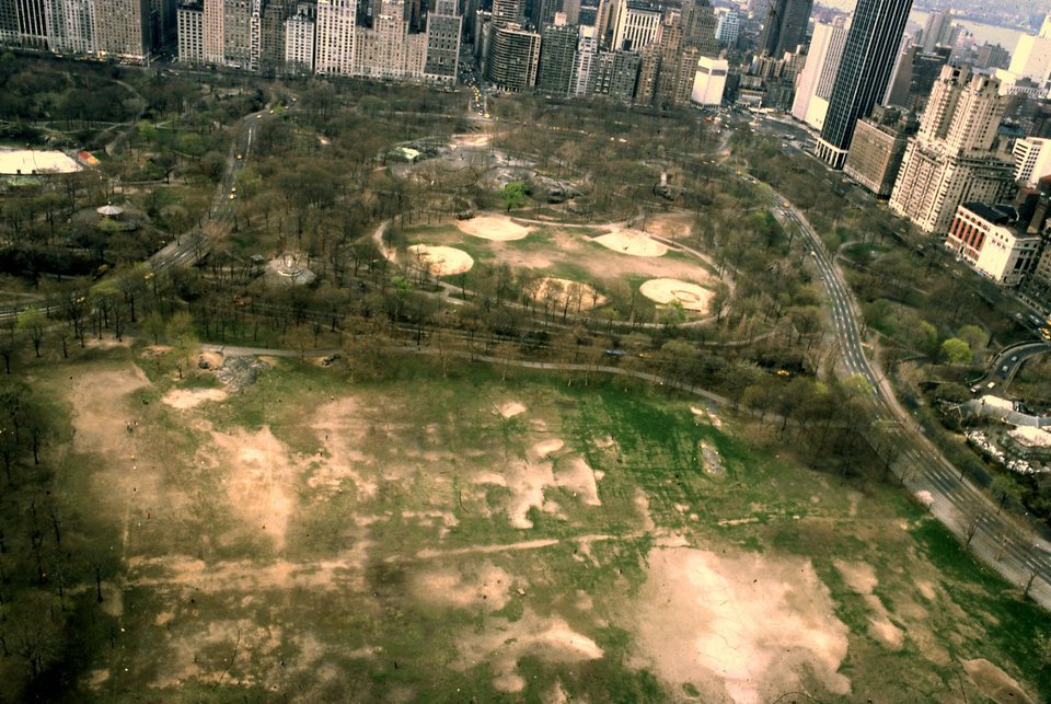 Aerial view, 1982. (Courtesy of the Central Park Conservancy)