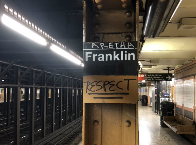 081718aretha4.jpg Franklin Street station in Tribeca