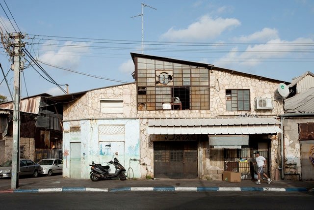 Typical Tel Aviv street scene