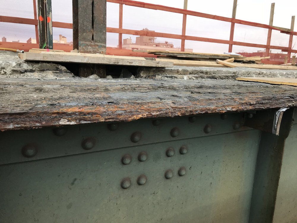 09e1f8b3442907516212_80d2ebc2d8_b-jpg.jpeg Before photograph of the stations: The 36 Av N/W station required extensive repairs to its concrete and steel structures to address more than a century of exposure to inclement weather, daily wear and tear and continued use.<br>(Marc A. Hermann / MTA New York City Transit)
