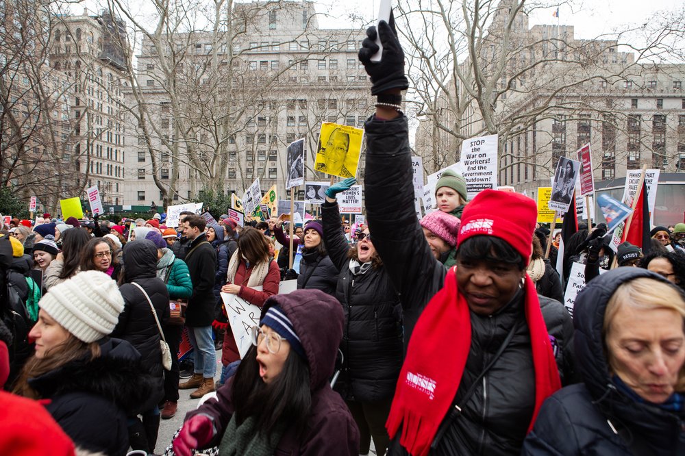 At Foley Square (<a href="https://www.gretchenrobinette.com/">Gretchen Robinette</a> / Gothamist)