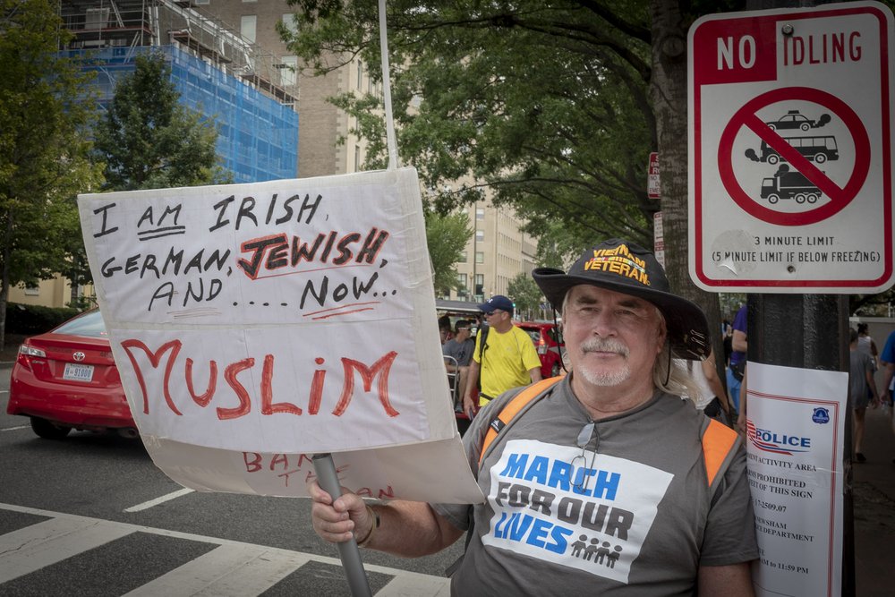 Counterprotesters outnumbered the white nationalists<br>