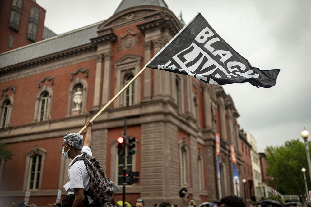 Counterprotesters outnumbered the white nationalists<br>