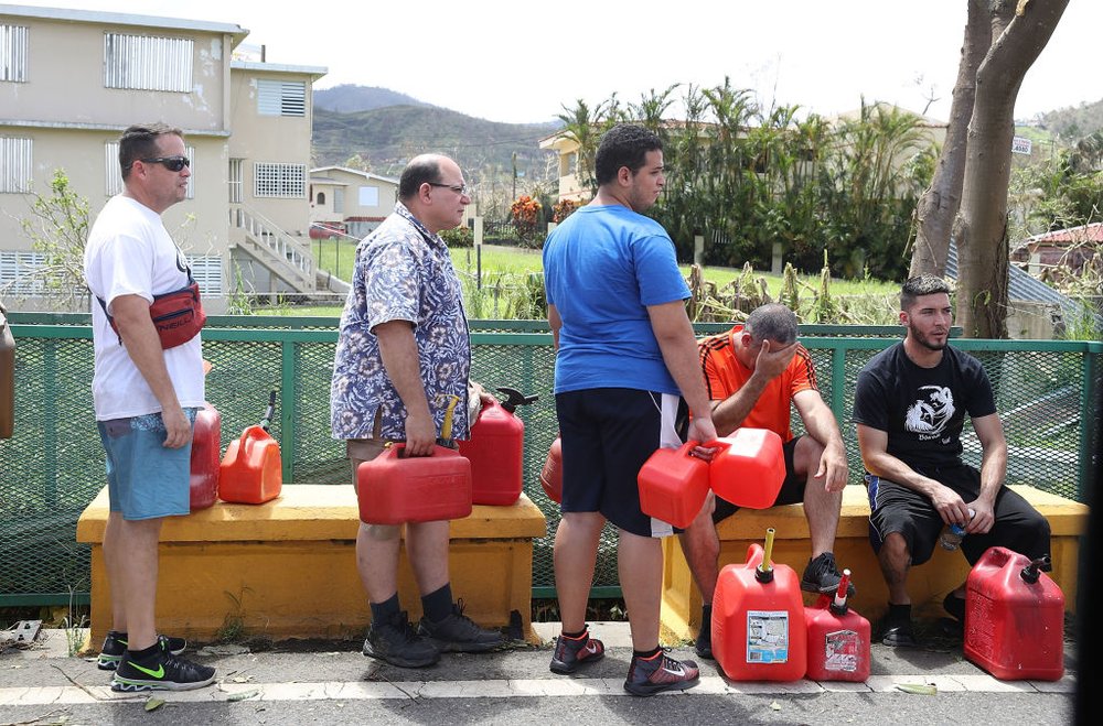 0cb7044a9092517gettypuertorico16-jpg.jpeg People wait in line for gas as electrical, water, and gas grids remain damaged after in Aibonito, Puerto Rico. (Joe Raedle/Getty Images)