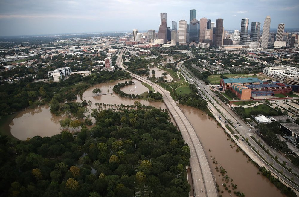 0da91e6ecgettyimages-841052310-jpg.jpeg Flooding continues to be shown near downtown Houston following Hurricane Harvey August 30, 2017.<br>