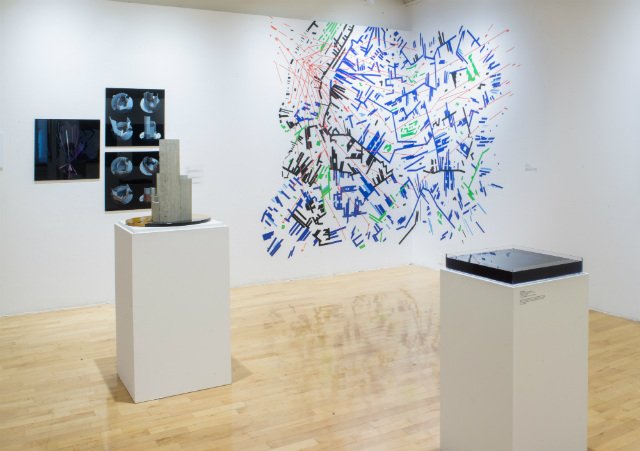 101617maps111.jpg Pratt Manhattan GalleryInstallation view, "You Are Here NYC: Art, Information, and Mapping"