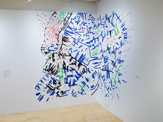 101717here2.jpg Pratt Manhattan GalleryInstallation view, "You Are Here NYC: Art, Information, and Mapping"