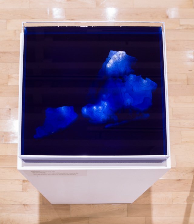 101717here3.jpg Pratt Manhattan GalleryInstallation view, "You Are Here NYC: Art, Information, and Mapping"