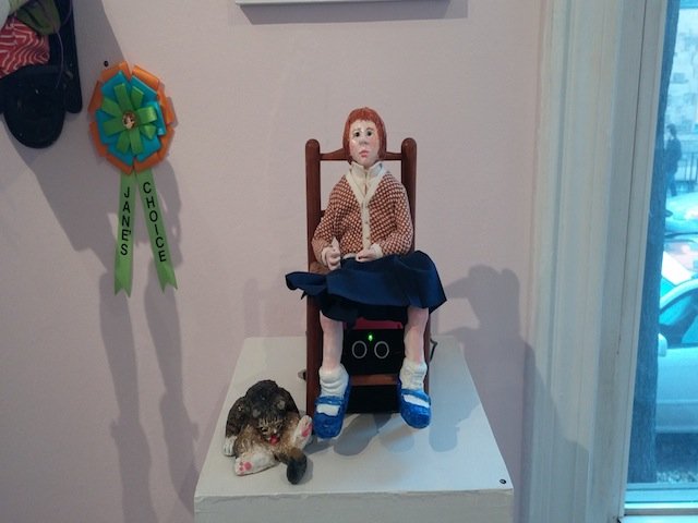 112414hargr.jpg "Talking Jane with Cat"- by Jessica Hargreaves.