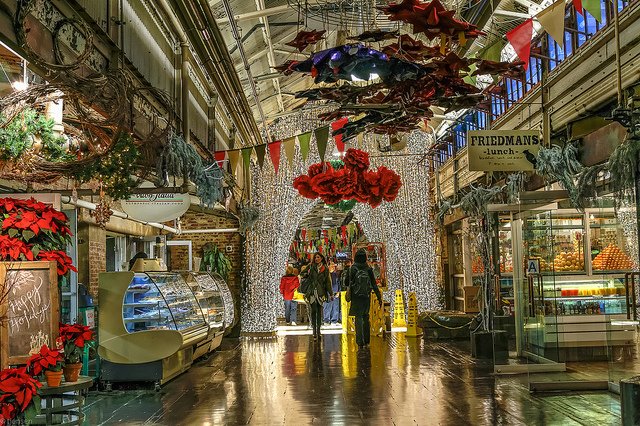 120114DecGuide8.jpg The holiday season most definitely can come without ribbons, tags, packages, boxes, or bags, but if you simply must express your love and affection through gifts once again this year, then take your hard-earned coin to the Artists and Fleas takeover at Chelsea Market. There, tucked snug beneath the High Line, you'll find bevy of locally designed and made goodies that range from Churoncalla's steam punk jewelry to Spectre & Co.'s ultra-modern menswear. The entire market will be festooned in holiday decorations and we can't deny that it feels good, deep down inside, to sip a cocoa and snag the perfect gift for whomever's on your list. Best of all, at the market you'll be supporting local and mostly-independent businesses that aren't putting giant bows on overpriced sedans. Entrance is at the corner of 10th Avenue and 15th Street.Runs daily through December, Monday-Saturday 10 a.m.-9 p.m., Sunday 10 a.m.-8 p.m. // Chelsea Market, 88 10th Ave at West 15th Street, Manhattan // Admittance Free