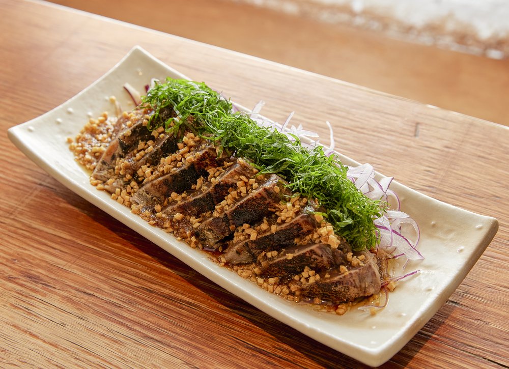 Thin slices of fish