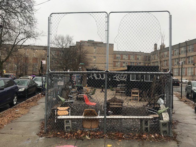 The Lot Radio, pictured on a rainy morning. Soon you'll be able to sip wine in this garden again.