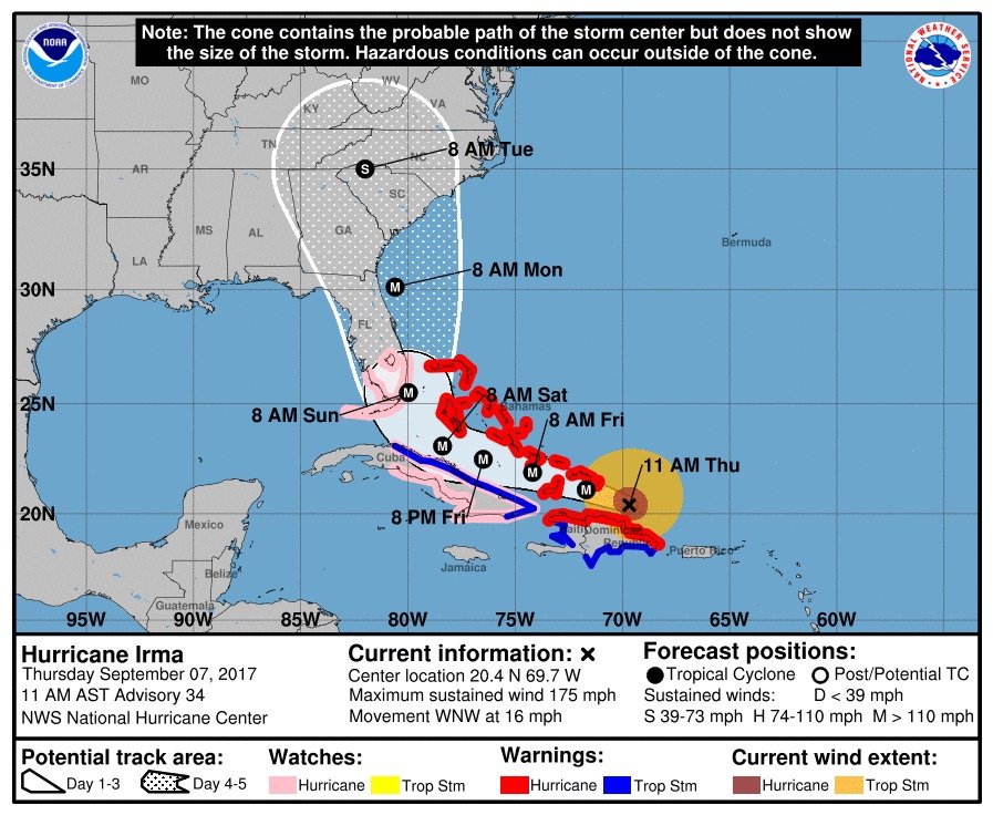 1b682d675090717_irma10-jpg.jpeg Five day forecast as of Thursday morning. (NOAA)