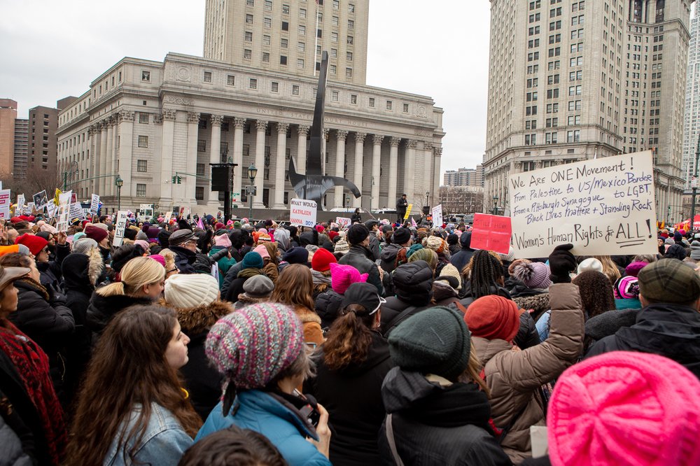 At Foley Square (<a href="https://www.gretchenrobinette.com/">Gretchen Robinette</a> / Gothamist)