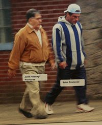 John Franzese and his son in 2005
