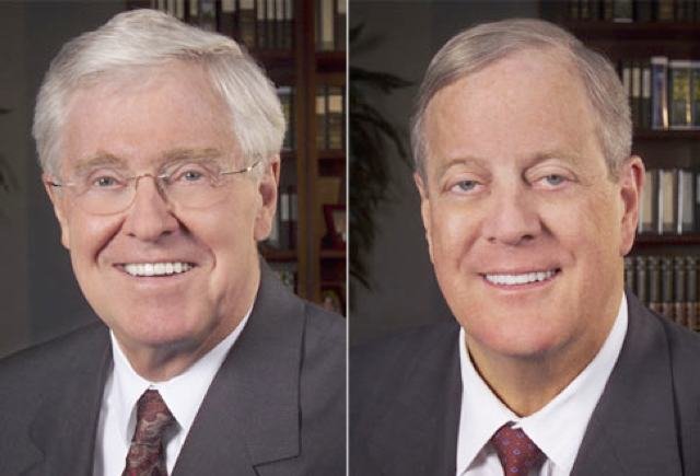 Charles and David Koch.