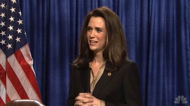 Michelle Bachmann's State of the Union response was the cold opening. (Yes, lots of badly placed visual aids.)