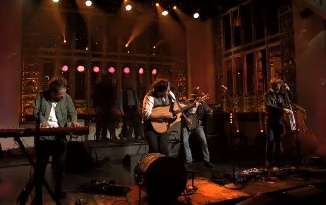 2012_09_snljlg_mumford.jpg Mumford and Sons perform "I Will Wait" and "Below My Feet"