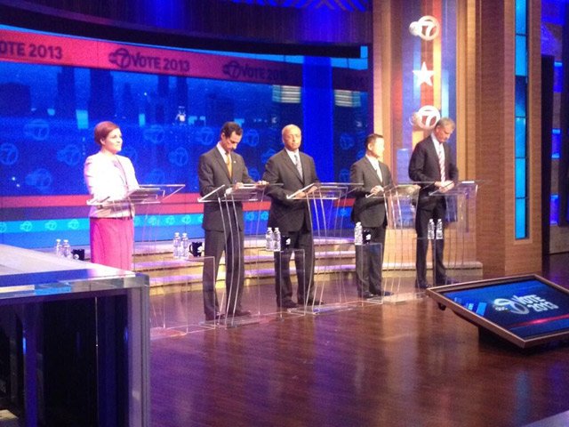 Five of the candidates at WABC 7/NY Daily News' debate