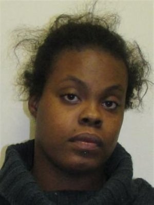An undated mugshot of Latia Harris