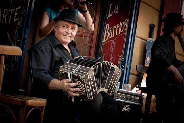 A man in San Telmo
