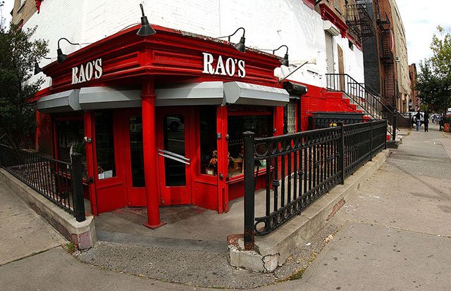 Outside Rao's in 2002