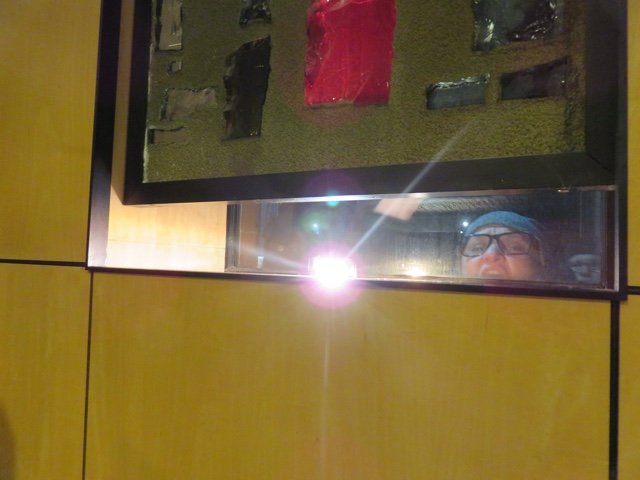 2017_02_townhal3.jpg An angry constituent outside; the event was standing room-only