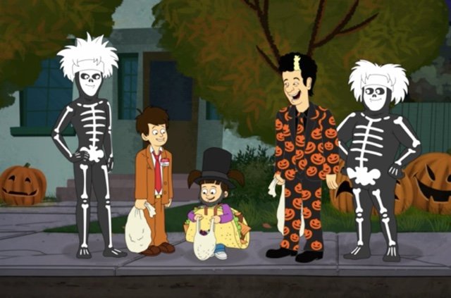2017_10_david3.jpg Ace kids' costumes: Businessman Carl Branley and Abraham Lincoln Taco