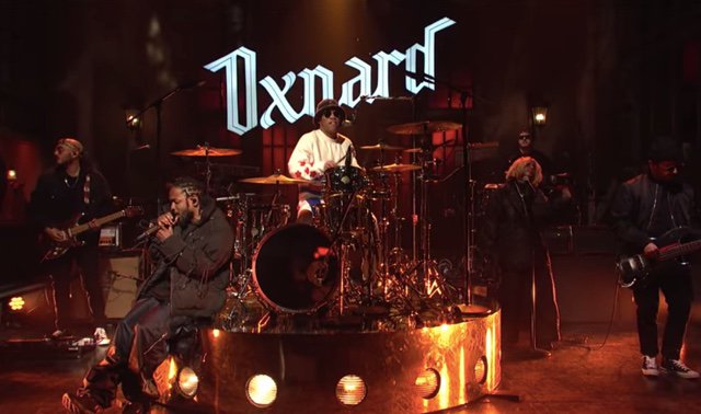 2018_11_snlcf_anderson.jpg Anderson .Paak plays the drums on "Tints," which also featured Kendrick Lamar