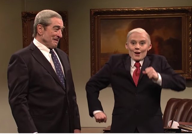 2018_11_snlkatejeff.jpg Hey, Robert Mueller wanted to see Jeff Sessions off!