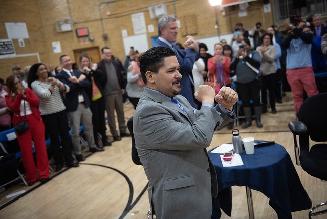 New York City Schools Chancellor Richard Carranza has openly talked about having to learn English as a child enrolled in public school. His family spoke only Spanish.